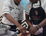A picture of step 1 of Chicken Suya.