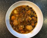 A picture of step 5 of Summer Vegetable and Cider Stew.