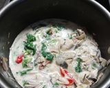 Foto langkah ke 7 dari resep Sayur Jantung Pisang dan Bayam Bumbu Cincang.