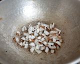A picture of step 3 of Black sesame seeds thuvaiyal.