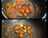 A picture of step 3 of Capsicum and Potato sabzi.