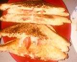 A picture of step 4 of Easy Shrimp and Veggies Toast.