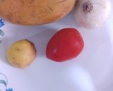 A picture of step 1 of Mango Salsa.