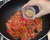 A picture of step 5 of Fried Aloo Baingan.