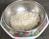 A picture of step 1 of Paneer Corn Fried Rice.