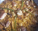 Foto del paso 6 de la receta: Paella de conejo y alcachofas