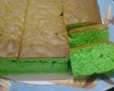 Foto langkah ke 7 dari resep Bolu pandan mirip chiffon cake..yummy.