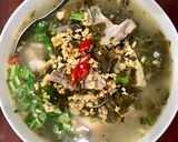 Hình bước làm 4 của món Canh gà lá giang
