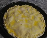 Foto del paso 4 de la receta: Tarta de jamón y queso, huevo, tomate