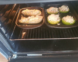 Foto del paso 6 de la receta: Zapallitos y berenjenas rellenas de arroz y tofu