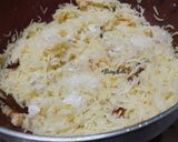 A picture of step 5 of Orange Pulao.