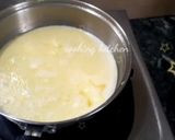 A picture of step 2 of Hot bread halwa.