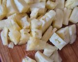 Une image de l'étape 1 de Verrines fraîcheur ananas & pastèque.