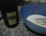 Foto del paso 1 de la receta: Budín de champagne y duraznos en almíbar