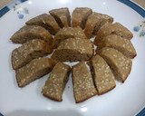 A picture of step 7 of Diet cake with dates flavour 🍰🍰.