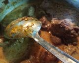 A picture of step 6 of Mutton kyola karahai.