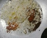 A picture of step 1 of Dry purple Cauliflower bhaji.