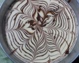 A picture of step 1 of Zebra cake.
