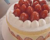 Christmas Strawberry and White Chocolate Mousse CakeRecipe video recipe step 24 photo