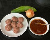 Hình bước làm 1 của món Bánh mì bò nướng