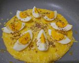 Foto langkah ke 7 dari resep Omelete Telur Bawang Putih Tabur Oregano.