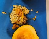 A picture of step 1 of Stuffed Acorn Squash.