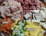 Gambar langkah 2 resipi Roti Pitta Kebab.
