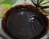 Foto langkah ke 4 dari resep Brownies Panggang Sekat Keju Almond uk 20x20 🍫fudgy dan shiny crust.