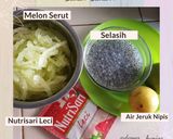 Foto langkah ke 1 dari resep Es Serut Melon Nipis Praktis.
