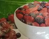 Coconut berry pudding with Apple crumble Vegan recipe step 1 photo