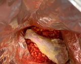 A picture of step 1 of Hot Cheeto chicken.