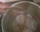 A picture of step 1 of Masala tea.