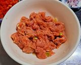 Hình bước làm 2 của món Đậu hũ non sốt thịt bằm