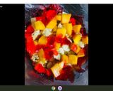 A picture of step 5 of Custard Trifle Bowl.