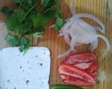Foto del paso 1 de la receta: Pechuga rellena de vegetales, cocida al sartén