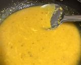 A picture of step 4 of Besan Halwa.