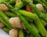 Hình bước làm 5 của món Măng tây xào tôm