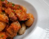 Foto del paso 8 de la receta Gnocchis con berenjena y panceta ibérica