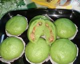 Foto langkah ke 7 dari resep Bakpao Pandan (No Mixer).