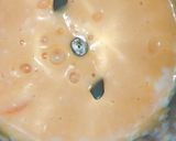A picture of step 2 of Papaya milkshake.