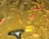 Foto langkah ke 2 dari resep Lempah kuneng /pindang daging daun kedondong versi melayu bangka.