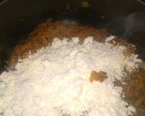 A picture of step 2 of Paneer bhuji.