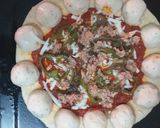 صورة لخطوة 6 من وصفة بيتزا 🍅🍕🧀🌶🍕🧀🌶🍕