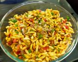 A picture of step 3 of Diet Bhel.