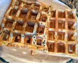 Hình bước làm 3 của món Bánh waffle mè