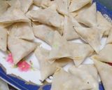 A picture of step 7 of Qeema(mini) Samosa K&Ns style.