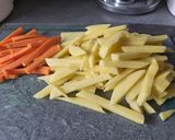 Une image de l'étape 3 de Mes falafels et frites de légumes.