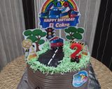 Foto langkah ke 8 dari resep Kue Tart Brownies 4 telur.