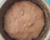 Foto langkah ke 4 dari resep Donat Kepang Pisang Cokelat (eggless dan no ulen).