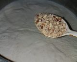 A picture of step 2 of Bread Rasmalai.